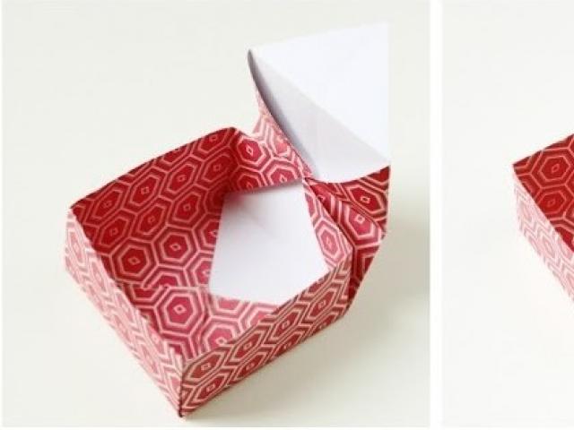 Pudełko upominkowe origami